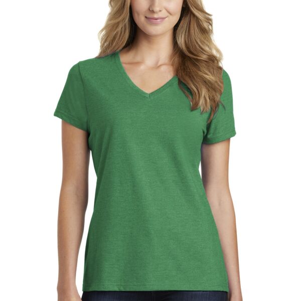 Ladies Fan Favorite  Blend V Neck Tee Thumbnail